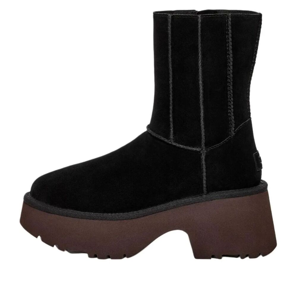 UGG Women's Classic Twin Seam New Heights Boots Black Size US 5.5